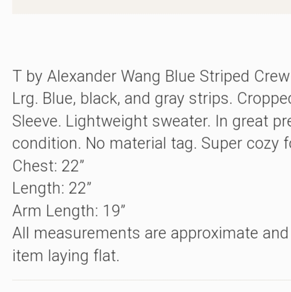 T Alexander Wang Crew neck sweater - Picture 7 of 8